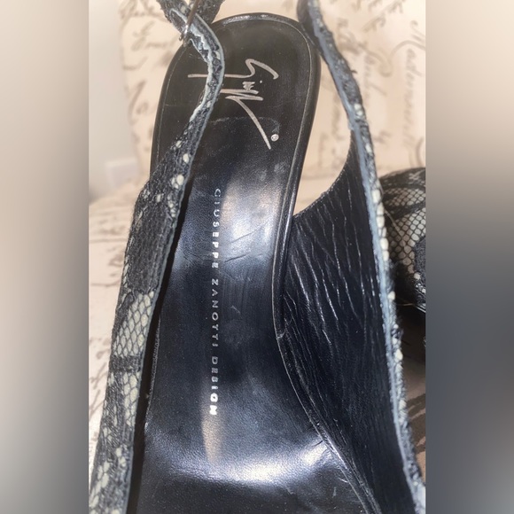 Sexy Monro Lace Giuseppe Zanotti Peep toe stiletto - Picture 12 of 16